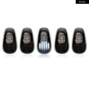 OE仕様 55077067AA スモーク アンバー LED フロントキャブ ルーフライト 1999-2001 2002 ダッジ ラム 1500 2500 3500 トップキャブ ルーフ ランニングランプ - Smoked White