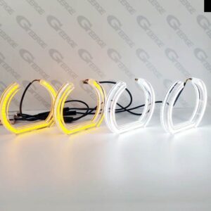 BMW E46 クーペ カブリオ コンバーチブル 2004 2005 2006 LCI 超高輝度 DTM スタイル LED エンジェルアイ ハローリング デイ ウィンカーライト - DTM U Style