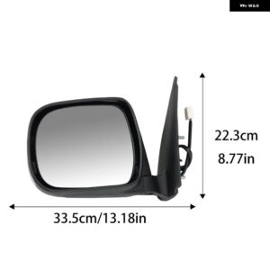 3ピンサイドミラー アセンブリ トヨタ ハイラックス ヴィーゴ 2005-2015モデル クローム電動ミラー 調整ドアミラー カーアクセサリー - Right Side Mirror