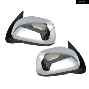 3ピンサイドミラー アセンブリ トヨタ ハイラックス ヴィーゴ 2005-2015モデル クローム電動ミラー 調整ドアミラー カーアクセサリー - Lfet and Right