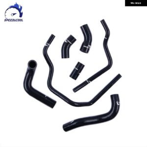 1998-2003 カワサキ NINJA ZX9R バイク 用シリコン ラジエーター ヒータークーラント チューブ パイプ ホースキット - black