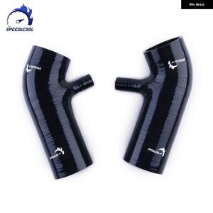 2008-2012 インフィニティ EX35 EX37 G37 G35 日産 370Z 車用 シリコン製インレットホース チューブ パイプ キット - black