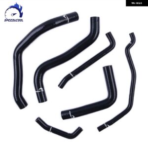 2006-2009 スズキ GSXR600 GSXR750 K6 K7 2007 2008 バイク 用シリコン ラジエーター クーラントホースキット - black