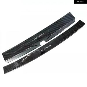 VW フォルクスワーゲン マルチバン T5/T6 2019-2023 カーアクセサリー リアドア バンパー プロテクター シルプレート/ トランク トレッドプレート トリム - F