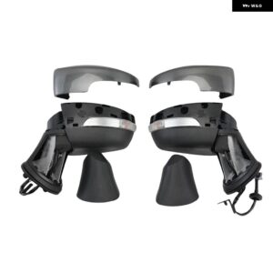 7ワイヤーサイドバックミラー アセンブリ フォード エコスポーツ2011-2017レンズ ESC加熱ダークグレーバックミラー カーアクセサリー付き - 1Pair