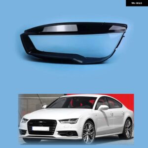 車用 キセノン LED ヘッドライト レンズ アウディ A7 2015-18 カバー ランプシェード ランプシェード ランプシェル - 1pcs for left light