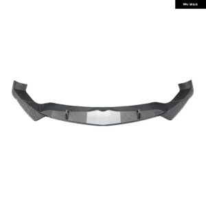 アルファロメオ ステルヴィオ 2017+ 車用 フロント バンパー スポイラー リップ カーボンルック/グロスブラック ロアスプリッター ボディ プロテクター - Carbon Look