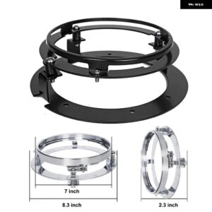 汎用 カーライト 130W 7インチ H4 LED ヘッドライト DRLハイロービーム付き 4X4 オフロード オートバイ ピックアップ ヘッドランプ - 7 inch bracket