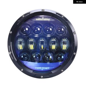 汎用 カーライト 130W 7インチ H4 LED ヘッドライト DRLハイロービーム付き 4X4 オフロード オートバイ ピックアップ ヘッドランプ - 1 pcs