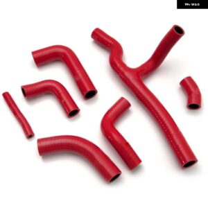 1997-2003 ドゥカティ ST2 1998 1999 2000 バイク 用 シリコン製 ラジエーター ヒーター クーラント チューブ パイプ ホース キット - Red
