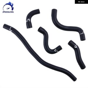 1998-2004 トライアンフ サンダーバード 900 バイク 用 シリコン製 ラジエーター クーラント チューブ パイプ ホースキット - Matt Black