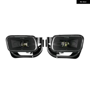 車用LED フォグランプ ダッジ ラム 1500 2009-2012 2500 3500 2010-2018 バンパー ドライビング フォグランプ #55372734AB 55372735AA - Black