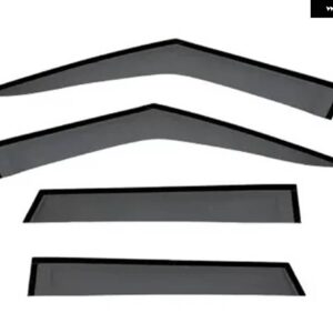 サイドウィンドウデフレクター 三菱 パジェロ モンテロ V31 V32 V33 V46 1991-98 ウィンドウ バイザー - black