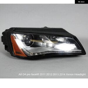 アウディ A1 A3 A4 A5 A6 A7 A8 Q3 Q5 R8 マルチカラー RGB LED エンジェルアイ ヘックスハローリング ダイナミックシーケンシャル ウィンカーライト DRL - For A8 D4