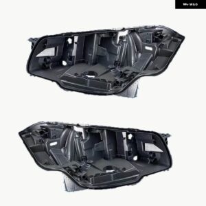 高構成 LED プジョー 508 2015-2018 カーライト リアベースハウス フロント ヘッドライト バック ハウジング - 2pcs for pair light