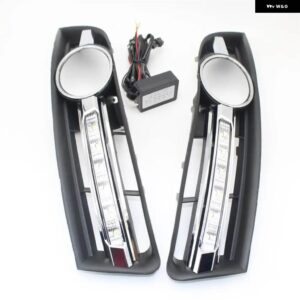 LED DRL VW PASSAT B6 2006-11 カー スタイリング LED DRL デイタイム ランニングライト 防水 ハーネス LED フォグランプ - 2pcs DRL Light