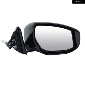 6ワイヤードアサイドミラー アセンブリ 日産 アルティマ 2013-2018 US バージョン グロスブラック ウィンカー付き ウィングミラー カーアクセサリー - 1PC Right