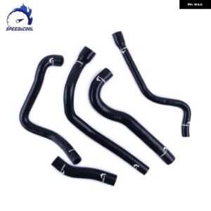 トライアンフ 955I SPEED TRIPLE 1997-2001 1998 1999 2000 バイク 用シリコン ラジエーター クーラント チューブ パイプ ホースキット - black