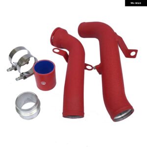 URBO 排出 パイプ 変換ブースト パイプ キット VW ゴルフ MK5/MK6/GTI /シロッコ/ アウディ TT/A3 2.0TSI - MK5-TP RED