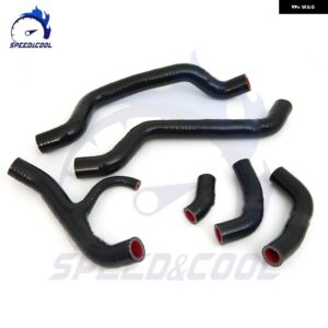 2007-2014 ドゥカティ 848 1098 1198 バイク 用 高圧シリコン ラジエーター ヒーター クーラント チューブ パイプ ホースキット - black