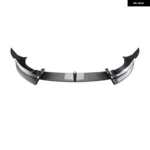 テスラ モデルY 2024+ 光沢ブラック カーフロントダック リップスプリッター ディフューザー ガード カナード トリム バンパー リップボディ - Carbon Look