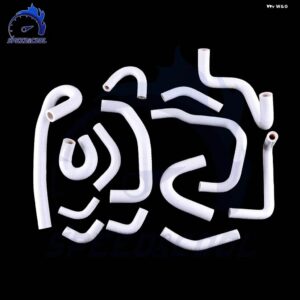 日産 スカイライン GTR R32 BNR32 R33 BCNR33 R34 BNR34 RB26DETT 2.6L ツインターボ シリコン ラジエーター クーラント パイプ ホース - WHITE