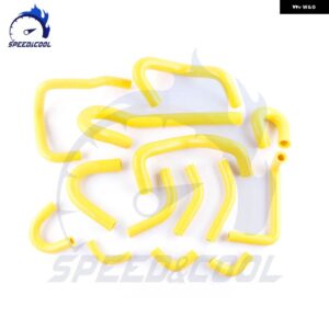 日産 スカイライン GTR R32 BNR32 R33 BCNR33 R34 BNR34 RB26DETT 2.6L ツインターボ シリコン ラジエーター クーラント パイプ ホース - Yellow