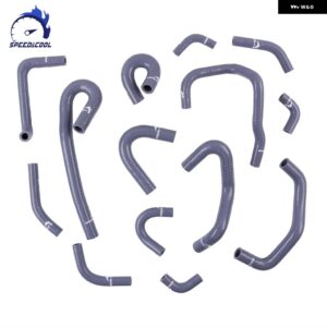 日産 スカイライン GTR R32 BNR32 R33 BCNR33 R34 BNR34 RB26DETT 2.6L ツインターボ シリコン ラジエーター クーラント パイプ ホース - GRAY