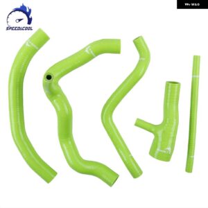 トライアンフ TT600 2000-2003 SPEED FOUR 2002-2006 バイク 用シリコン ラジエーター クーラントホースキット - green toxic