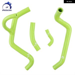 トライアンフ TIGER 800 XR XC 2011-15 バイク 用シリコン ラジエーター クーラント チューブ パイプ ホースキット - green toxic