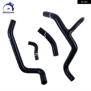 トライアンフ TIGER 800 XR XC 2011-15 バイク 用シリコン ラジエーター クーラント チューブ パイプ ホースキット - black