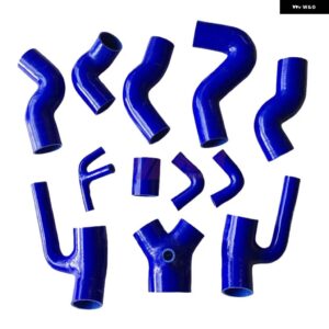 シリコンブースト配管ホースキット アウディ S4 RS4 A6 B5 C5 2.7L BI-TURBO 97-01 12 個 - K8-1063 BLUE