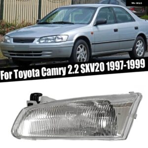 トヨタ カムリ 2.2 SXV20 1997-1999 カーアクセサリー フロント バンパー ハロゲン ヘッドライト シグナルランプ ヘッドライト ハウジング バルブ 無 - Only Left