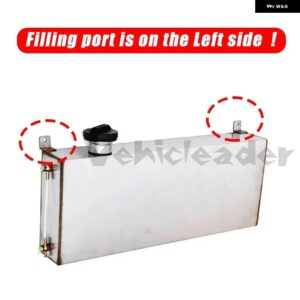 12L ステンレス 燃料タンク ディーゼル エア パーキング ヒーター キャンピングカー ウォータータンク トラック キャラバン オイル ガソリン キャニスター - Filler on the left
