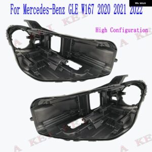 メルセデス ベンツ GLE W167 2020 2021 2022 カーライト リアベース フロント ヘッドライト バック ハウジング - High Pair