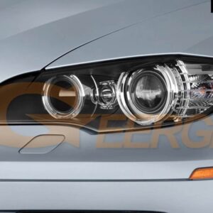 BMW X6 E71 E72 X6M X5 E70 超高輝度デイライトウィンカー DTM M4 スタイル LEDエンジェルアイ ハローリング カーアクセサリー - For X6 E71 E72