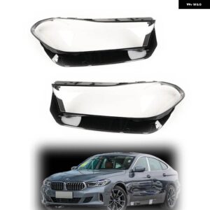 BMW 6シリーズ GT 6GT G32 2021-24 ヘッドランプ レンズ カバー ヘッドライト シェル ランプシェード ランプマスク交換 - 2pcs for pair light