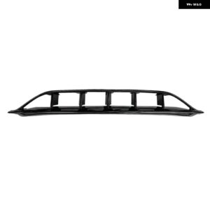 ベンツ W176 A200 A250 A45 AMG ハッチバック スポーツ 2016-2018 グロスブラック フロント バンパー リップスポイラー スプリッター カナード ベント 9個 - 4