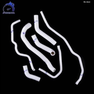 トライアンフ DAYTONA 675 2013-17 バイク 用シリコン ラジエーター クーラント チューブ パイプ ホースキット - WHITE