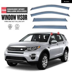 ランドローバー ディスカバリー スポーツ ウェザーシー アクセサリー ブライトストリップ バイザー レインガード ドア バイザー ベントシェード ベント バイ - L550 2014-2022