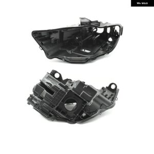 アウディ A3 S3 2017-20 車用 LED ヘッドライト ハウジング ブラックシェルベース プラスチック ハウスケース - 2cps for pair light