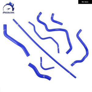 スピードクール 8個 2001-2005 ホンダ シビック DX LX D17 1.7L 2002 2003 2004 シリコン ラジエーター ヒーターホースキット - Blue