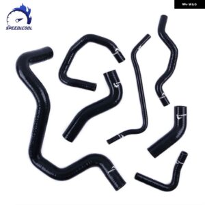 2000-2005 フォルクスワーゲン VW GOLF MK4 BORA JETTA 1.8T AUM AUQ シリコン ラジエーター クーラント パイプ チューブ ホース - black