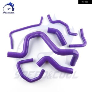 2000-2005 フォルクスワーゲン VW GOLF MK4 BORA JETTA 1.8T AUM AUQ シリコン ラジエーター クーラント パイプ チューブ ホース - Purple