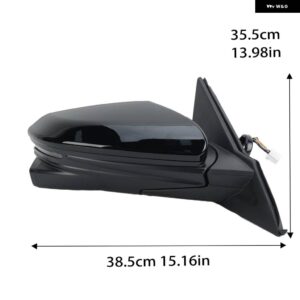 サイドミラー アセンブリ ホンダ シビック 2016-2021 US バージョン ブラック マニュアル 折りたたみ 式 ウィンカーライト バックミラー カーアクセサリー - 1pc right 13Pins