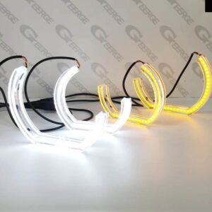 BMW E65 E66 フェイスリフト 2006 2007 2008 超高輝度デイライトウィンカー DTM スタイル LEDエンジェルアイキット ハローリング - DTM M4 Style