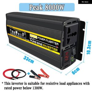 10000W 正弦波車用パワーインバーター DC12V - AC220V 電圧トランス 車載用パワーコンバーター オフ グリッド パワーインバーター - 8000W