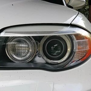 BMW 1シリーズ E82 E88 E87 E81 2004 - 2011 2012 超高輝度デイライトウィンカー DTM U スタイル LEDエンジェルアイキット ハローリング - for LCI xenon