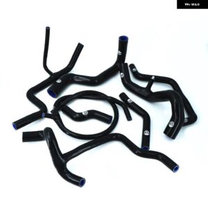 シリコン ラジエーター ホースキット V W CORRADO VR6 GOLF MK3 VR6CORRADO VR6 GOLF MK3 VR6 2.8 92-97 8個 - k8-257-258-261 BLACK