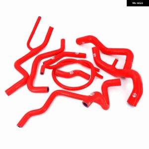 シリコン ラジエーター ホースキット V W CORRADO VR6 GOLF MK3 VR6CORRADO VR6 GOLF MK3 VR6 2.8 92-97 8個 - k8-257-258-261 RED